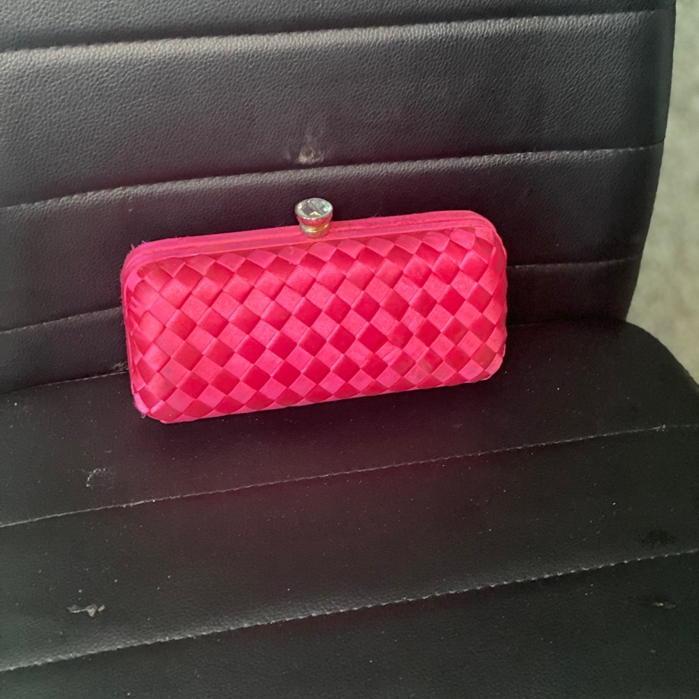 Satin clutch